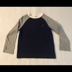 Polo Ralph Lauren Boys Navy Long Sleeve Shirt 3t